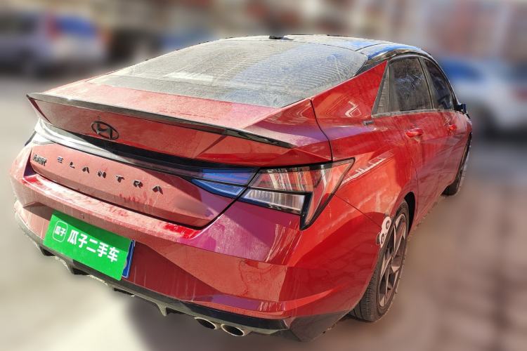 Used Hyundai Elantra 2022 240TGDi DCT TOP Flagship Edition Rear Right 45 Deg
