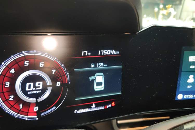 Used Hyundai Elantra 2022 1.5L CVT LUX Prestige Edition Odometer Close Up