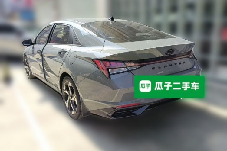 Used Hyundai Elantra 2022 1.5L CVT LUX Prestige Edition Rear Left 45 Deg