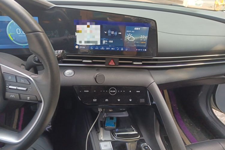 Used Hyundai Elantra 2022 1.5L CVT TOP Flagship Edition Audio And AC Panel