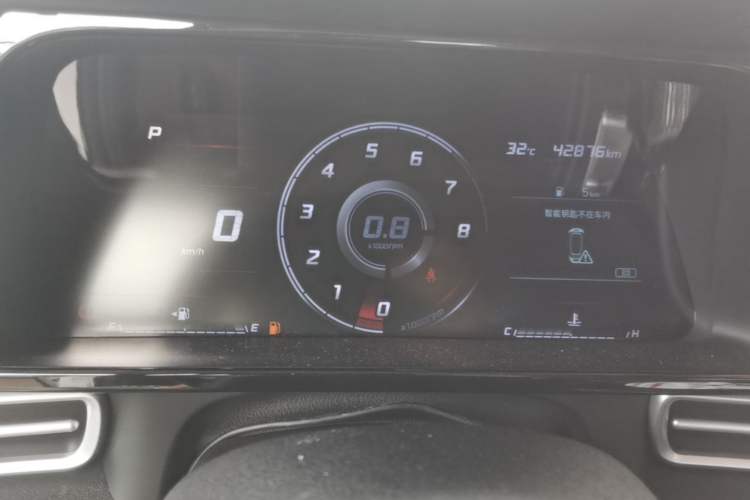 Used Hyundai Elantra 2022 1.5L CVT GLX Elite Edition Odometer Close Up