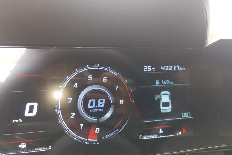 Used Hyundai Elantra 2022 240TGDi DCT LUX Prestige Edition Odometer Close Up