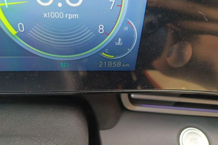 Used Hyundai Elantra 2022 1.5L CVT TOP Flagship Edition Odometer Close Up