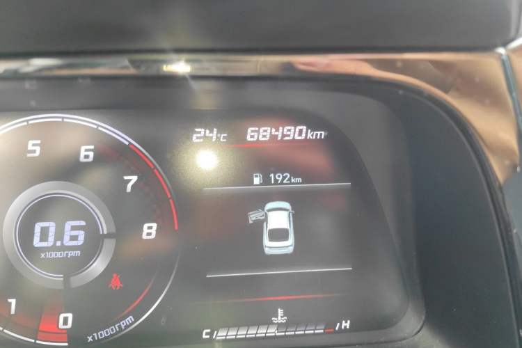 Used Hyundai Elantra 2022 1.5L CVT GLX Elite Edition Odometer Close Up