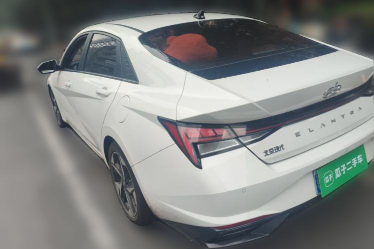 Used Hyundai Elantra 2022 1.5L CVT LUX Prestige Edition Rear Left 45 Deg