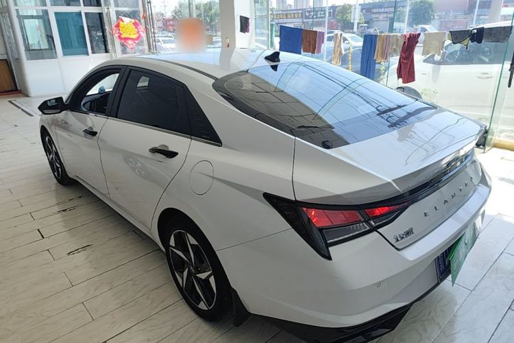 Used Hyundai Elantra 2022 1.5L CVT GLX Elite Edition Rear Left 45 Deg