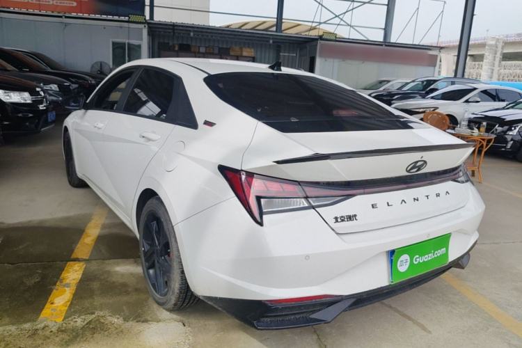 Used Hyundai Elantra 2022 1.5L CVT 20th Anniversary Edition Rear Left 45 Deg