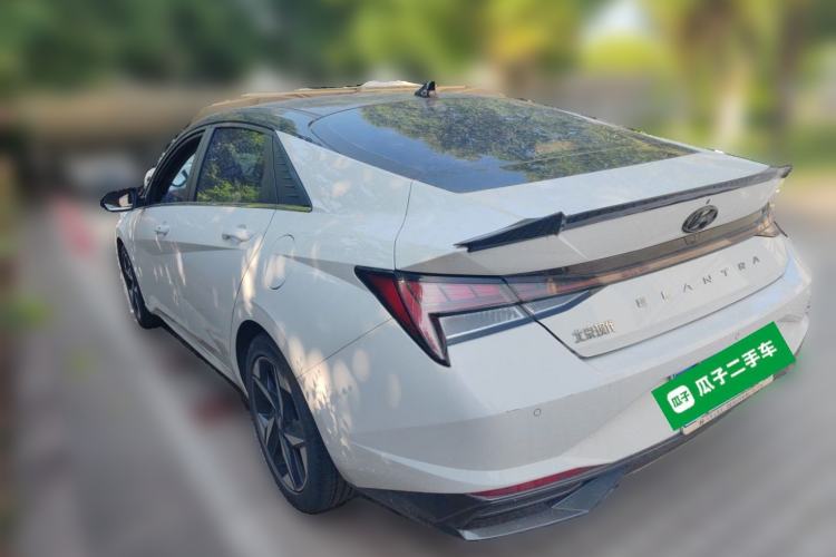 Used Hyundai Elantra 2022 1.5L CVT LUX Prestige Edition Rear Left 45 Deg