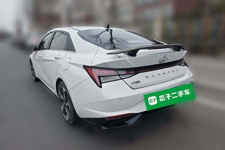 Used Hyundai Elantra 2022 1.5L CVT LUX Prestige Edition Rear Left 45 Deg