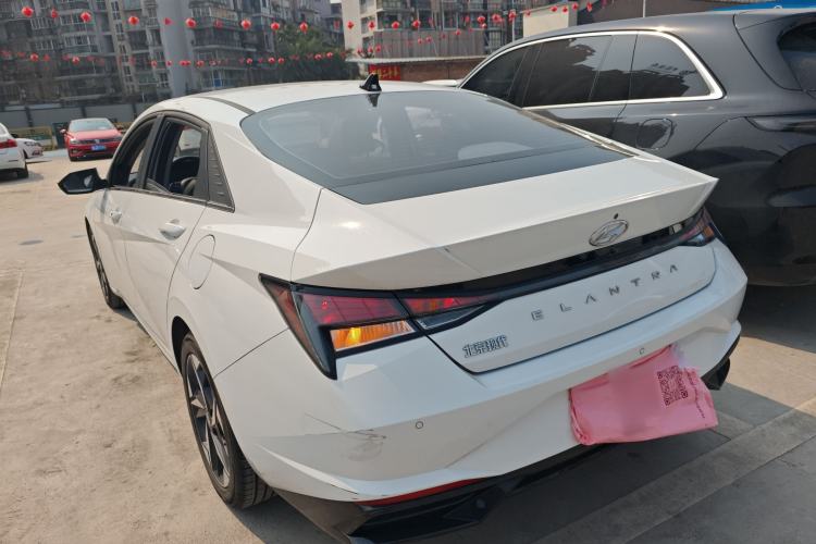 Used Hyundai Elantra 2022 1.5L CVT GLX Elite Edition Rear Left 45 Deg