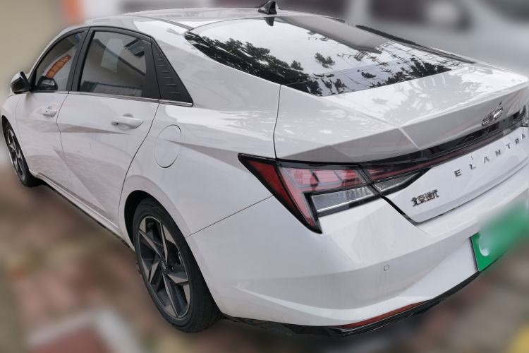 Used Hyundai Elantra 2022 1.5L CVT LUX Prestige Edition Rear Left 45 Deg