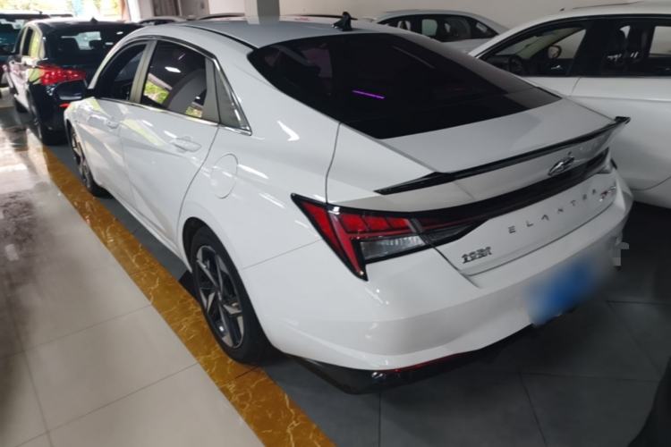 Used Hyundai Elantra 2022 240TGDi DCT LUX Prestige Edition Rear Left 45 Deg