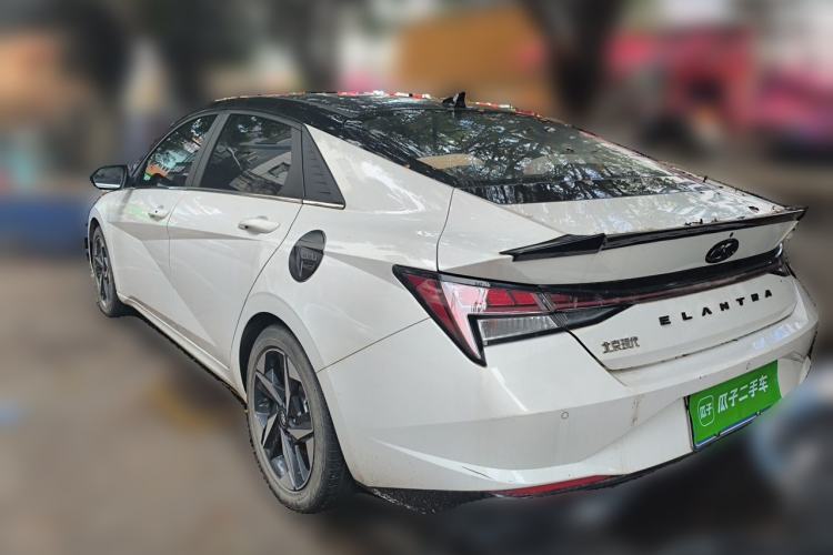 Used Hyundai Elantra 2022 1.5L CVT LUX Prestige Edition Rear Left 45 Deg