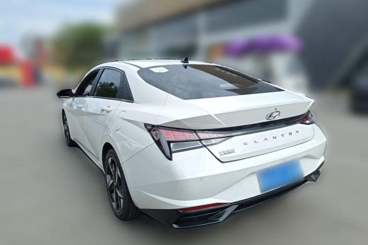 Used Hyundai Elantra 2022 1.5L CVT GLX Elite Edition Rear Left 45 Deg