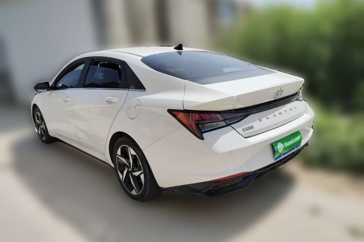 Used Hyundai Elantra 2022 1.5L CVT LUX Prestige Edition Rear Left 45 Deg