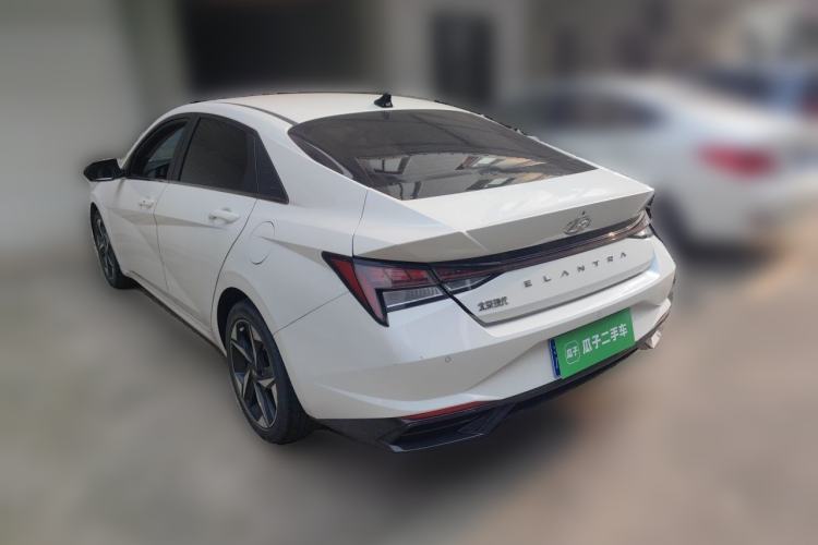 Used Hyundai Elantra 2022 1.5L CVT LUX Prestige Edition Rear Left 45 Deg