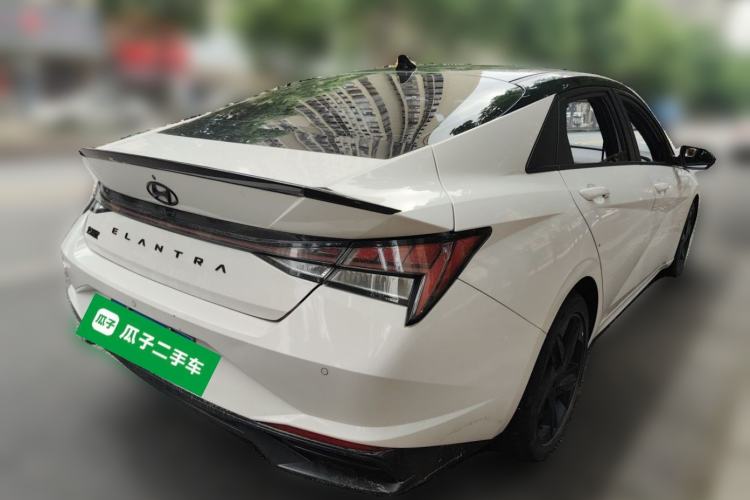 Used Hyundai Elantra 2022 1.5L CVT 20th Anniversary Edition Rear Right 45 Deg