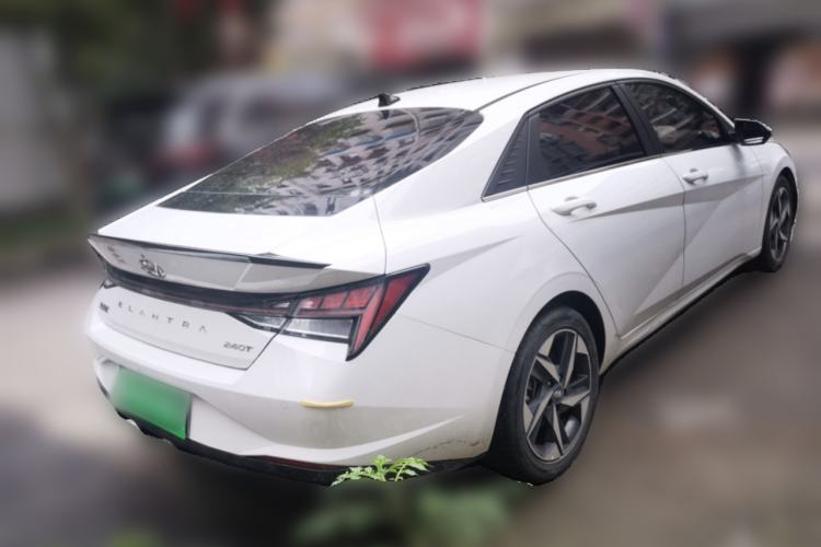 Used Hyundai Elantra 2022 240TGDi DCT LUX Prestige Edition Rear Right 45 Deg