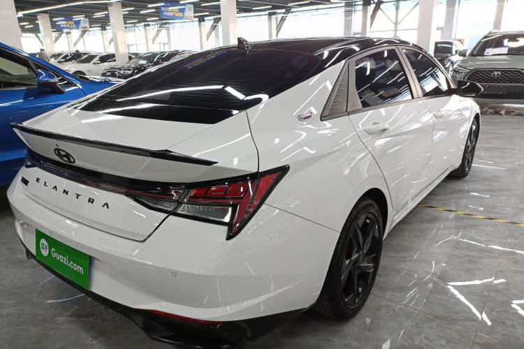 Used Hyundai Elantra 2022 1.5L CVT 20th Anniversary Edition Rear Right 45 Deg