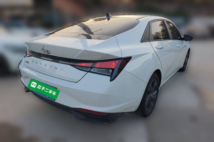 Used Hyundai Elantra 2022 1.5L CVT GLS Leading Edition Rear Right 45 Deg