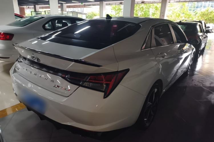 Used Hyundai Elantra 2022 240TGDi DCT LUX Prestige Edition Rear Right 45 Deg