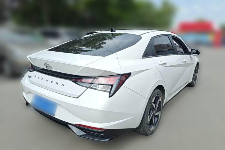 Used Hyundai Elantra 2022 1.5L CVT GLX Elite Edition Rear Right 45 Deg