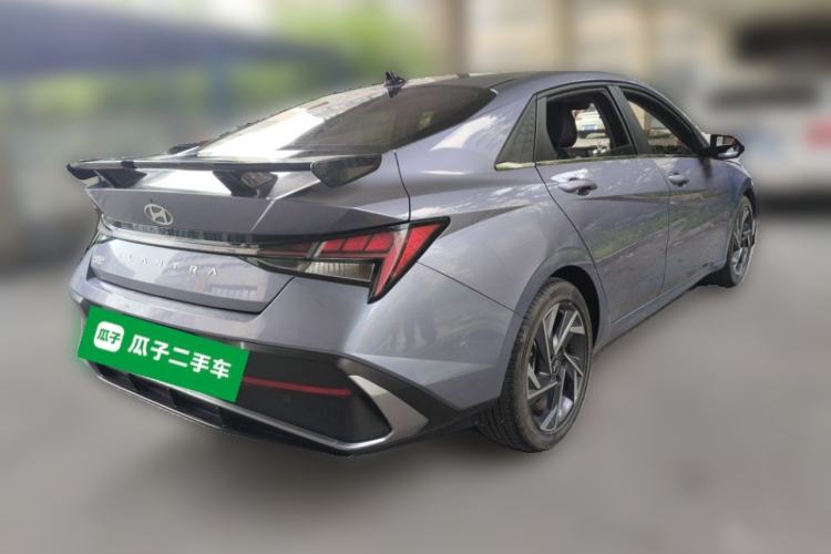 Used Hyundai Elantra 2023 1.5L CVT TOP Flagship Edition Rear Right 45 Deg