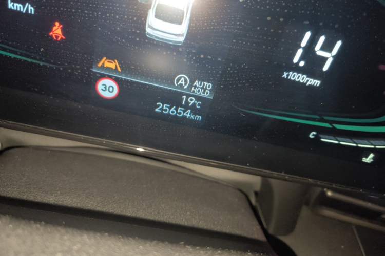 Used Hyundai Elantra 2023 240TGDi DCT N Line LUX Prestige Edition Odometer Close Up