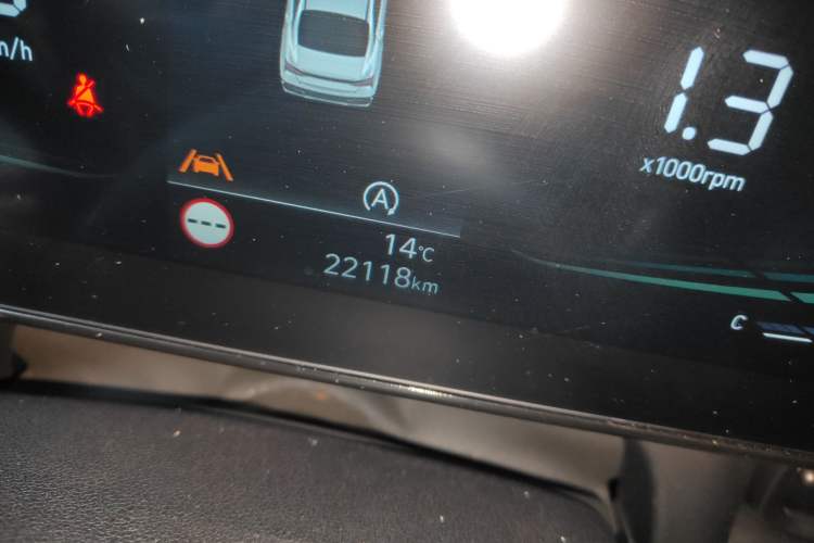Used Hyundai Elantra 2023 240TGDi DCT N Line LUX Prestige Edition Odometer Close Up