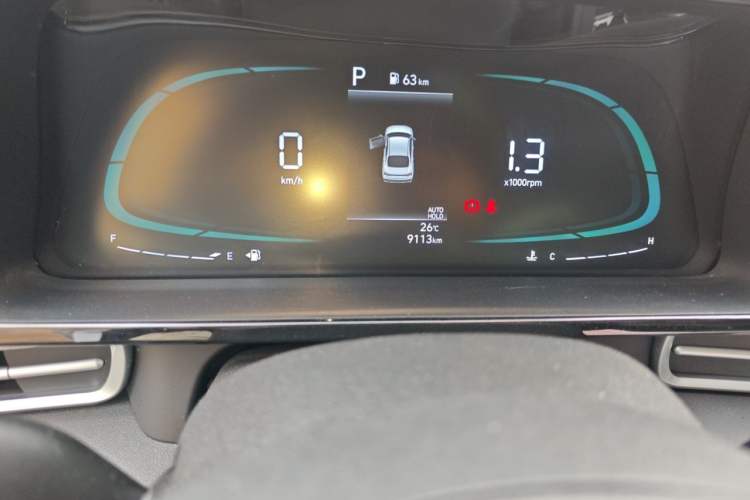 Used Hyundai Elantra 2023 1.5L CVT GLX Elite Edition Odometer Close Up
