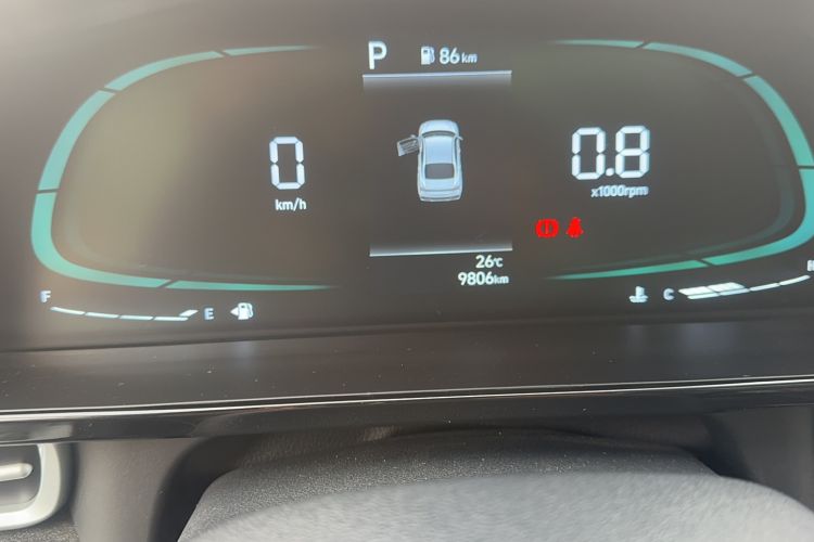Used Hyundai Elantra 2023 1.5L CVT GLX Elite Edition Odometer Close Up