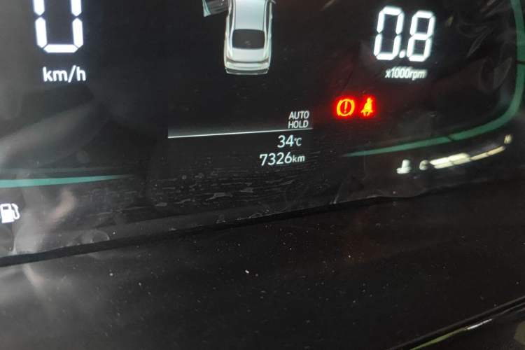 Used Hyundai Elantra 2023 1.5L CVT GLX Elite Edition Odometer Close Up