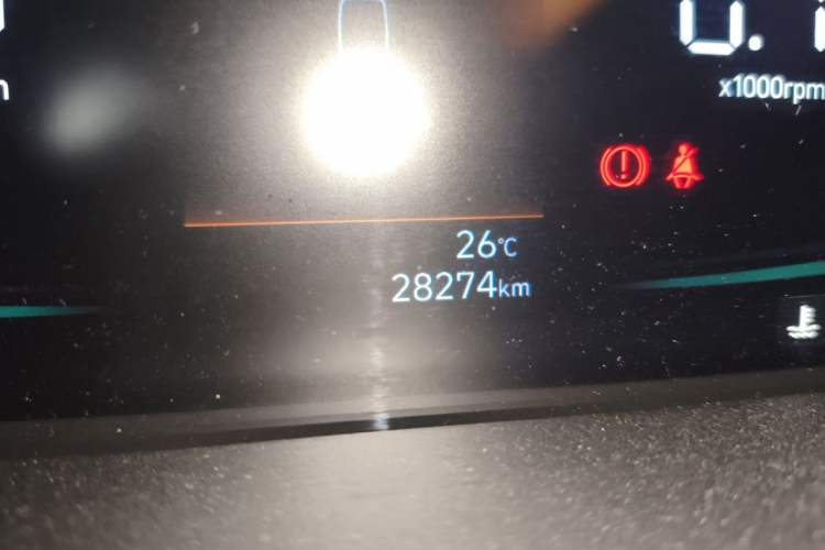 Used Hyundai Elantra 2023 1.5L CVT GLX Elite Edition Odometer Close Up
