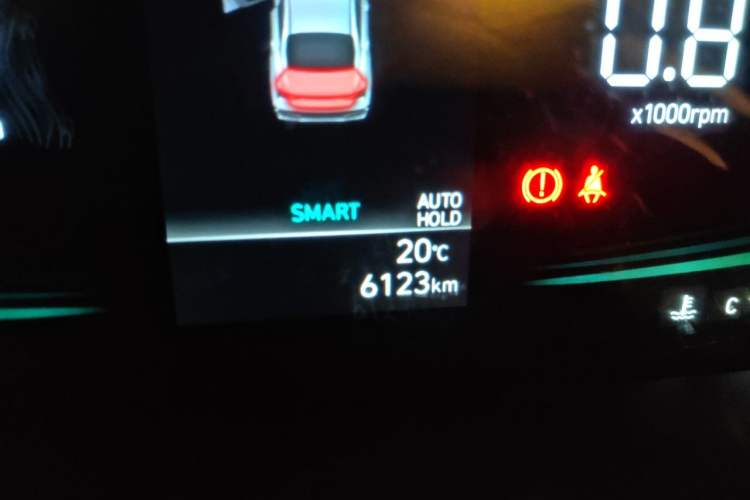 Used Hyundai Elantra 2023 1.5L CVT GLX Elite Edition Odometer Close Up