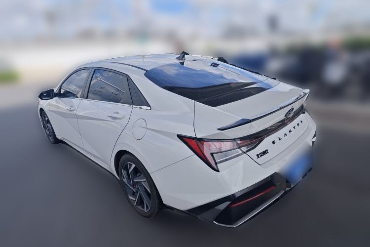 Used Hyundai Elantra 2023 1.5L CVT LUX Prestige Edition Rear Left 45 Deg