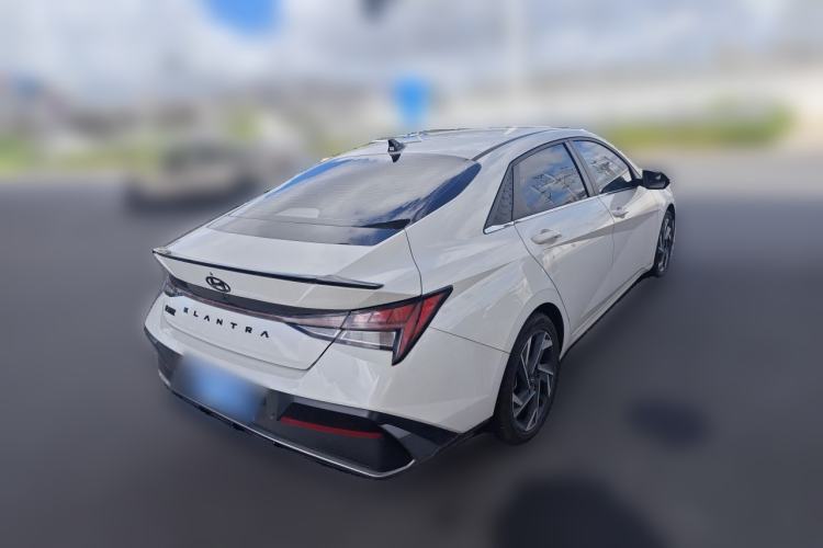 Used Hyundai Elantra 2023 1.5L CVT LUX Prestige Edition Rear Right 45 Deg