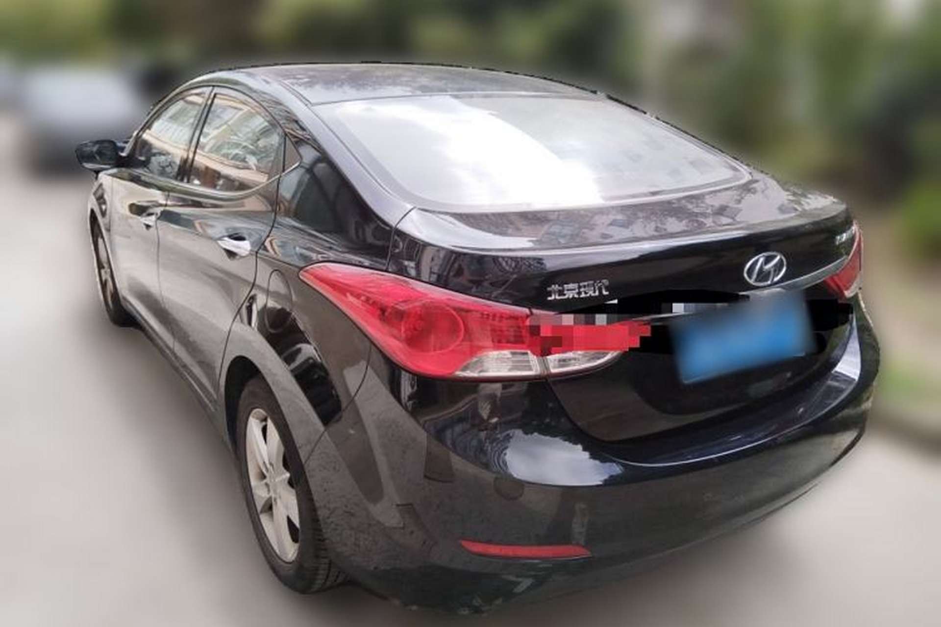 Used Hyundai Elantra (5th Generation / Langdong) 2012 1.6L Automatic Leading Model Rear Left 45 Deg