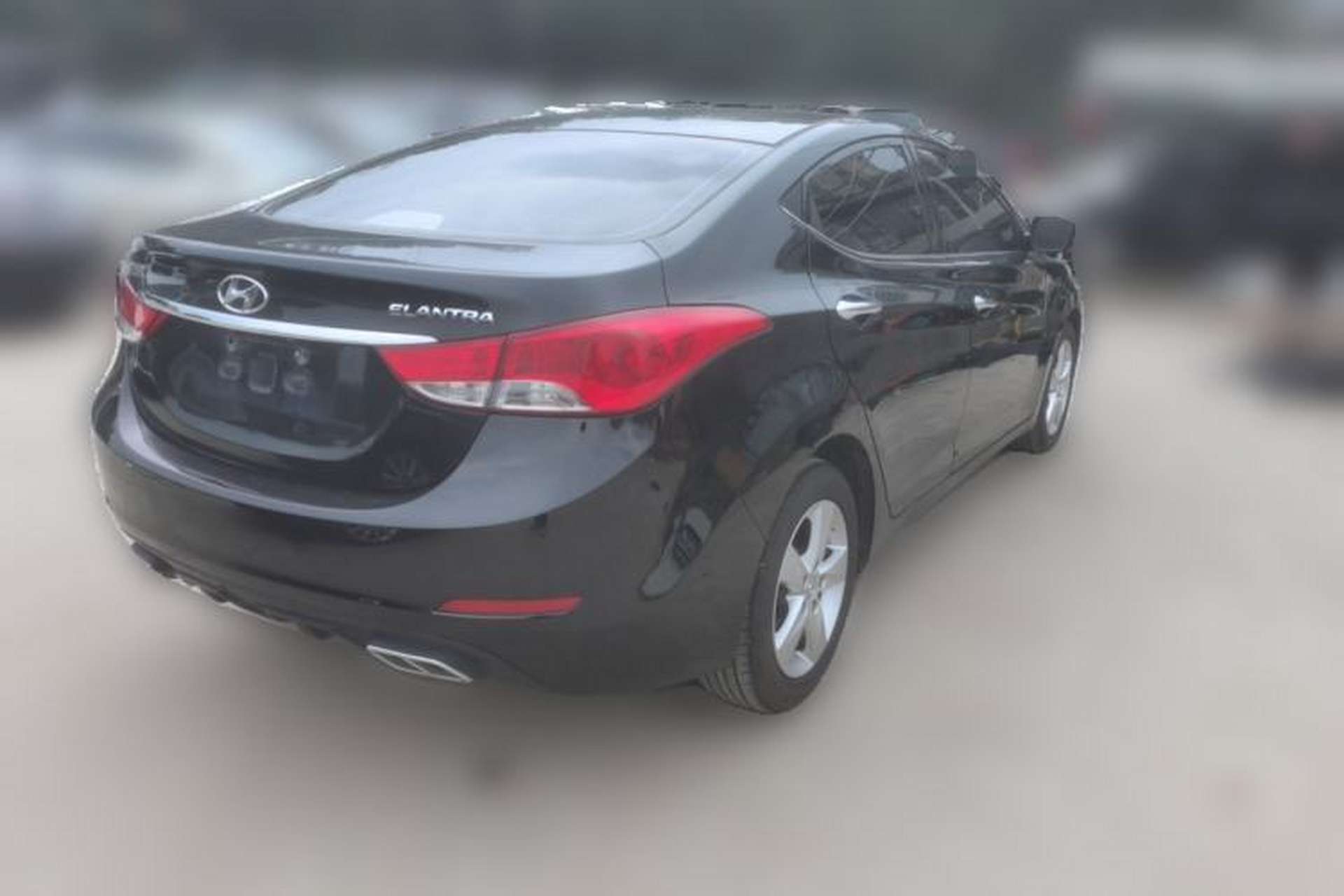 Used Hyundai Elantra (5th Generation / Langdong) 2012 1.6L Manual Leading Model Rear Right 45 Deg