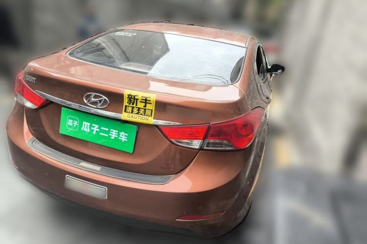 Used Hyundai Elantra (5th Generation / Langdong) 2012 1.6L Automatic Fashion Edition Rear Right 45 Deg