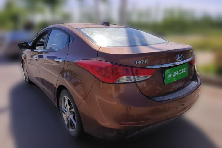 Used Hyundai Elantra (5th Generation / Langdong) 2012 1.6L Manual Leading Model Rear Left 45 Deg