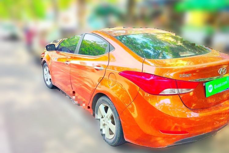 Used Hyundai Elantra (5th Generation / Langdong) 2012 1.6L Manual Leading Model Rear Left 45 Deg