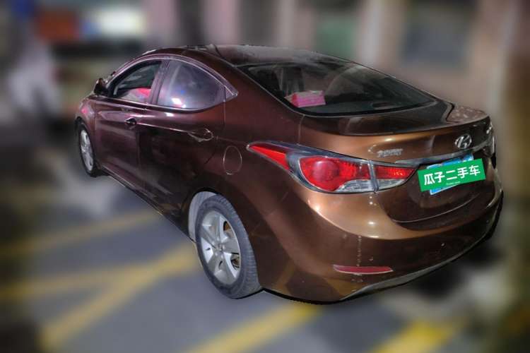 Used Hyundai Elantra (5th Generation / Langdong) 2012 1.6L Automatic Fashion Edition Rear Left 45 Deg