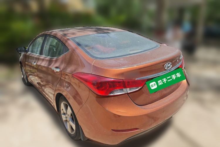 Used Hyundai Elantra (5th Generation / Langdong) 2012 1.6L Manual Leading Model Rear Left 45 Deg