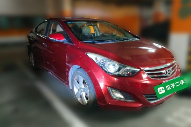 Used Hyundai Elantra (5th Generation / Langdong) 2012 1.6L Automatic Prestige Model Front Right 45 Deg