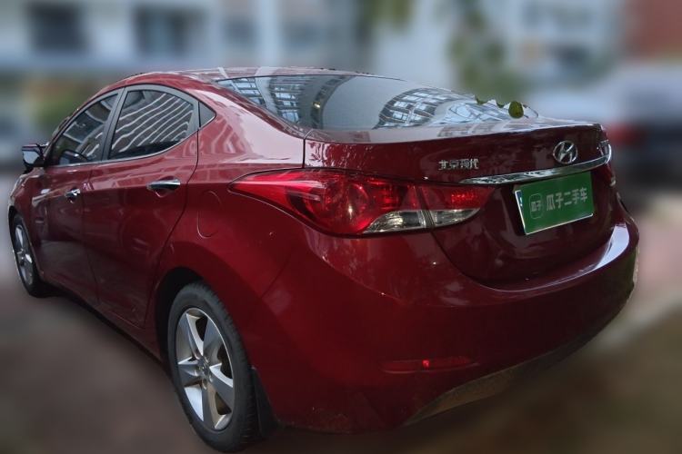 Used Hyundai Elantra (5th Generation / Langdong) 2012 1.6L Automatic Prestige Model Rear Left 45 Deg