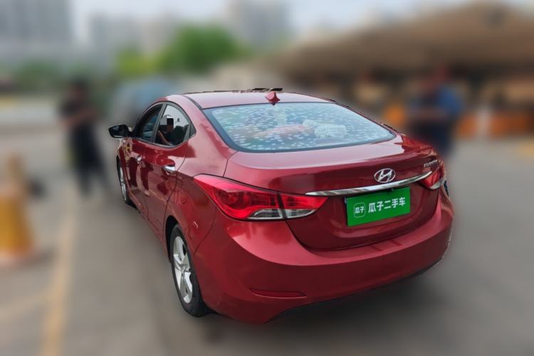 Used Hyundai Elantra (5th Generation / Langdong) 2012 1.6L Automatic Prestige Model Rear Left 45 Deg