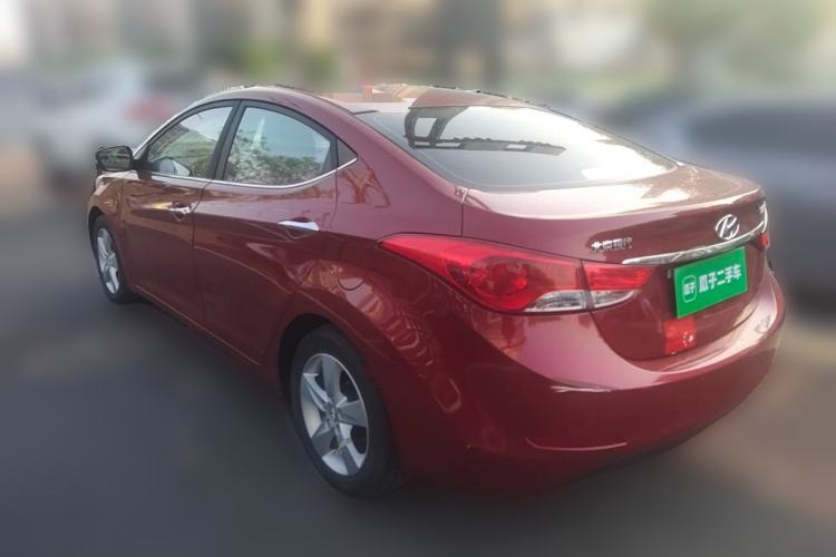 Used Hyundai Elantra (5th Generation / Langdong) 2012 1.6L Automatic Leading Model Rear Left 45 Deg