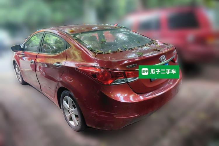 Used Hyundai Elantra (5th Generation / Langdong) 2012 1.6L Automatic Prestige Model Rear Left 45 Deg