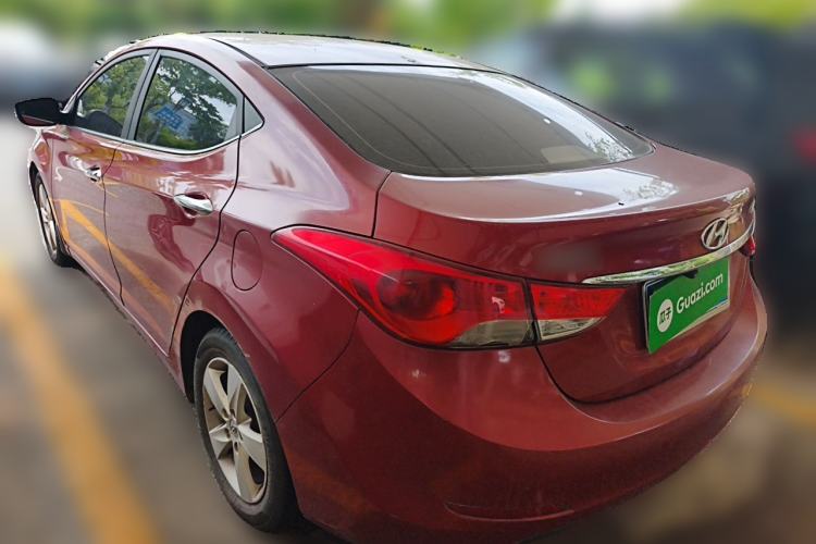 Used Hyundai Elantra (5th Generation / Langdong) 2012 1.6L Manual Leading Model Rear Left 45 Deg