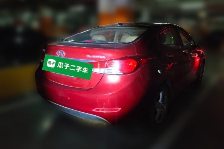 Used Hyundai Elantra (5th Generation / Langdong) 2012 1.6L Automatic Prestige Model Rear Right 45 Deg